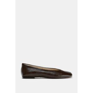 ZARA LIMITED EDITION LEATHER BALLET FLATS
